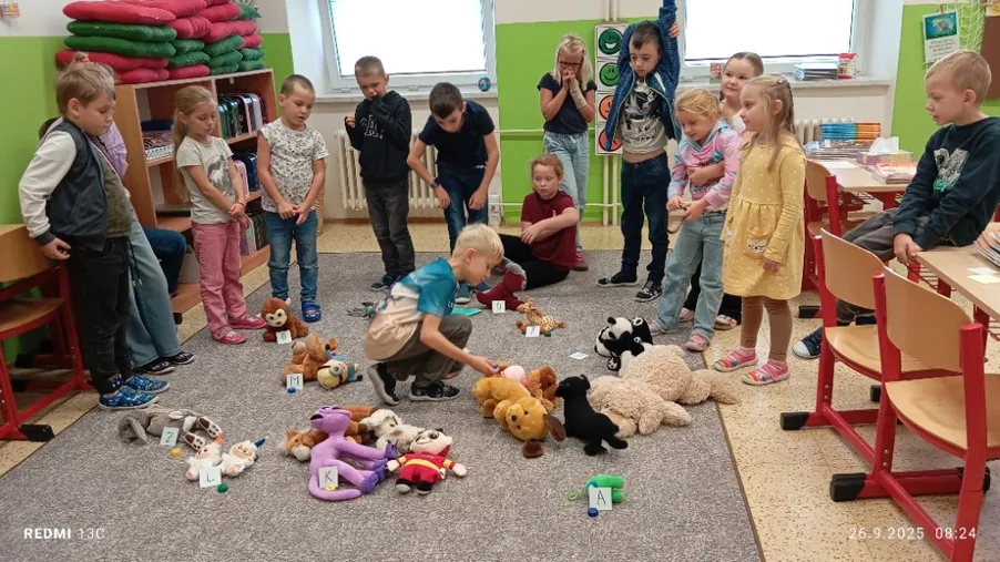 26.9. 1.třída HK projekt Den s plyšákem